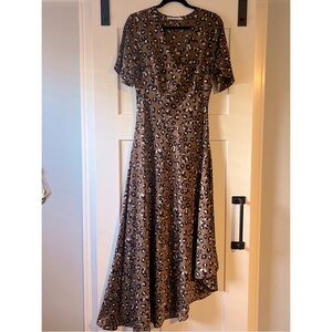Leopard Maxi Dress, slightly fancy